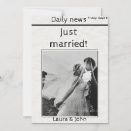 inbjudan till bröllop och fester magnetisk inbjudningskort