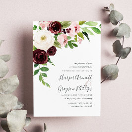 inbjudan till bröllopsinbjudan Romantik