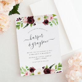 inbjudan till bröllopsinbjudan Romantik