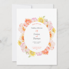  inbjudan till bröllopskort för trädgårdskort Ro r