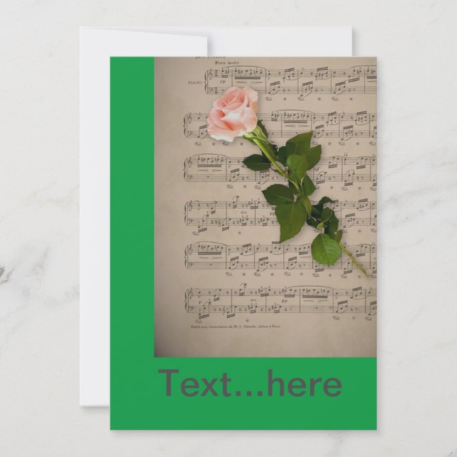 Inbjudan till Bröllopskort Mall (Framsida)