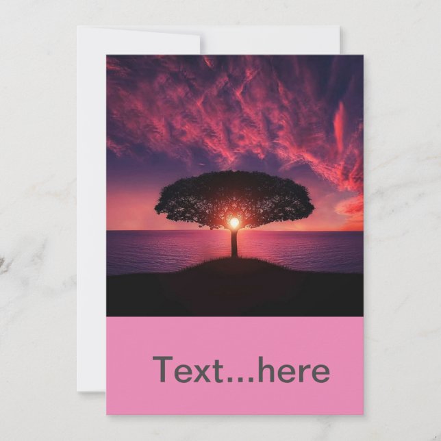 Inbjudan till Bröllopskort Mall (Framsida)