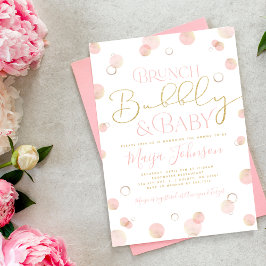 Inbjudan till Brunch Bubly and Baby Shower