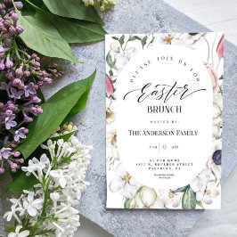 Inbjudan till Brunch i Påsk i vår Blommigt Waterco