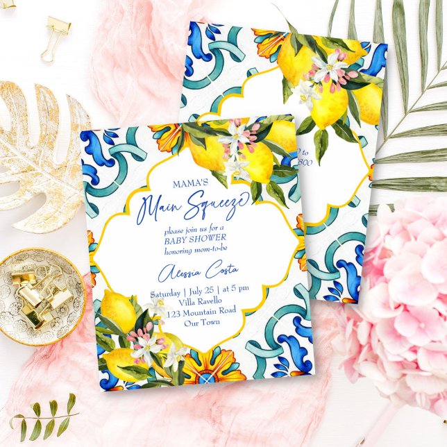 Inbjudan till budget för klämmande citroner för ba (Skapare uppladdad)