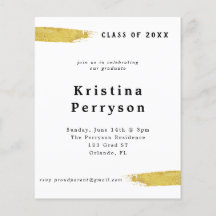 Inbjudan till budgetklass White och Guld Studenten