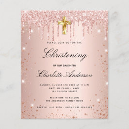 Inbjudan till budgetposten  ro glitter