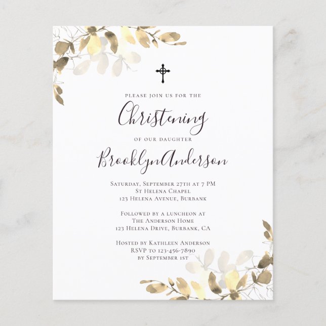 Inbjudan till budgetutskottets Eucalyptus Christen (Framsida)