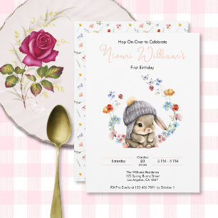 Inbjudan till Bunny Wildflowers 1-årsdag