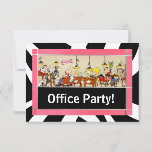 Inbjudan till Business Office Party hard Working T