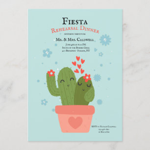 Inbjudan till Cactus par Rehearsal Dinner
