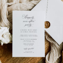 Inbjudan till Calligraphy Reception Party Firande
