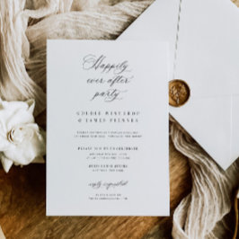 Inbjudan till Calligraphy Reception Party Firande
