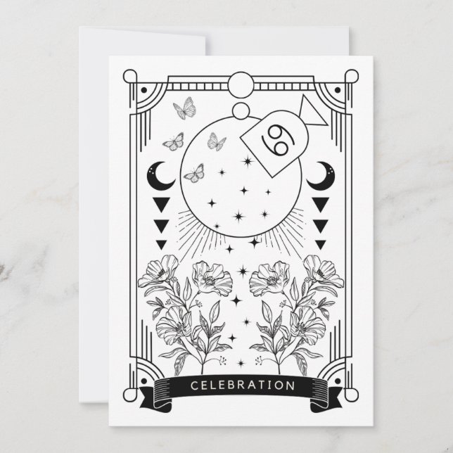 Inbjudan till cancerhögtidlighållande av födelseda (Framsida)