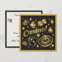 Inbjudan till Casino-nattpartiet