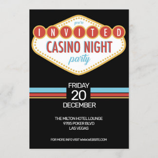Inbjudan till Casino Nght Party