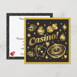 Inbjudan till Casino Night-fest