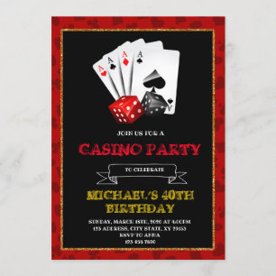 Inbjudan till Casino royale Party