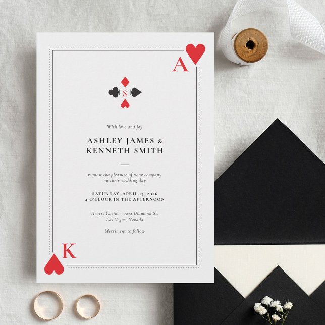 Inbjudan till Casino Wedding (Skapare uppladdad)