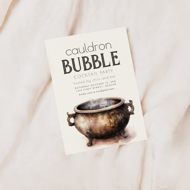 Inbjudan till Cauldron Bubble Halloween fest (Skapare uppladdad)