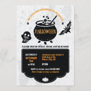 Inbjudan till Cauldron Halloween fest