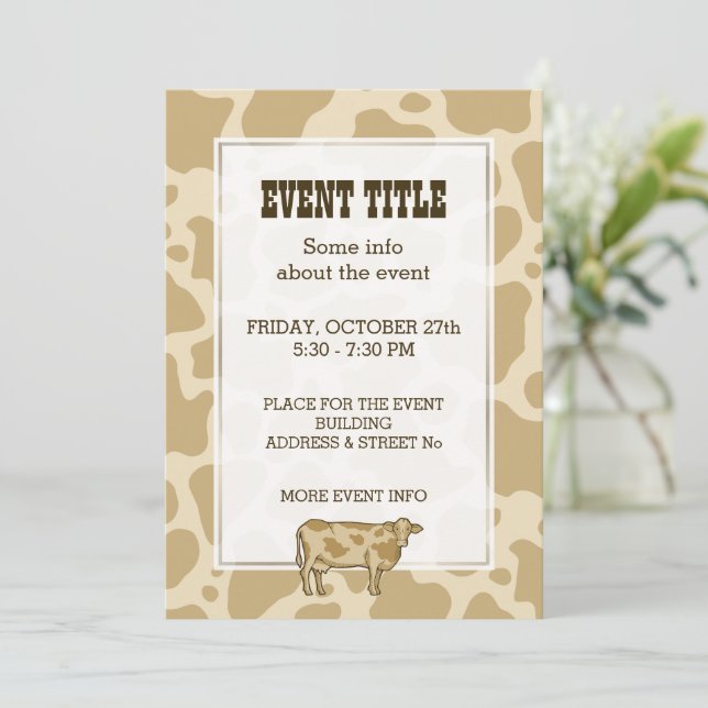 Inbjudan till cellprofil (Stående Fram)