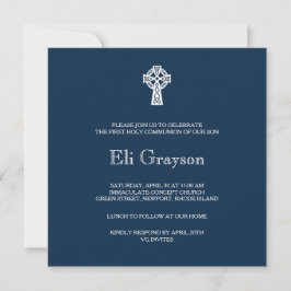 Inbjudan till Celtic Kor - Boy First Communion
