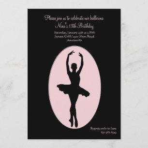 Inbjudan till center Stage Ballerina