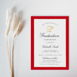 Inbjudan till ceremonin i studenten vid elegantens