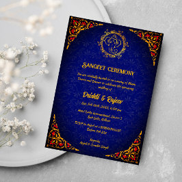 Inbjudan till Ceremony från före Bröllop