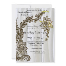 Inbjudan till champagne eller silver Silke och sva