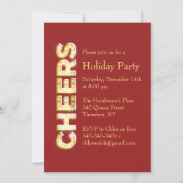 Inbjudan till Cheers Julfest