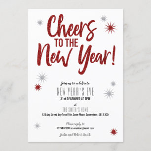 Inbjudan till Cheers Silver & Red Nyårsafton