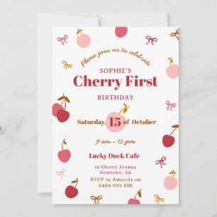 Inbjudan till Cherry Birthday