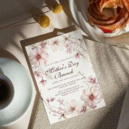 Inbjudan till Cherry Blommar Mors dag Brunch