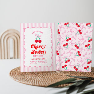 Inbjudan till Cherry Sweet Birthday