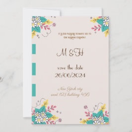 inbjudan till chic av klassisk blommigt