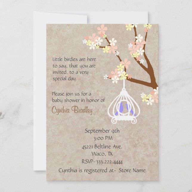 Inbjudan till Chic för barnskor (Framsida)