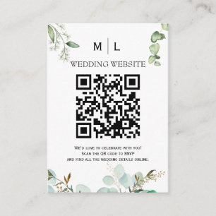 Inbjudan till chic Grey QR-kodhölje