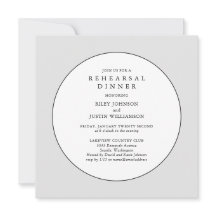 Inbjudan till chic svartvitt på middagstid