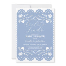 Inbjudan till Cielito Lindo Blue Baby Shower