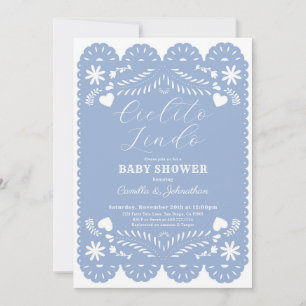 Inbjudan till Cielito Lindo Blue Baby Shower