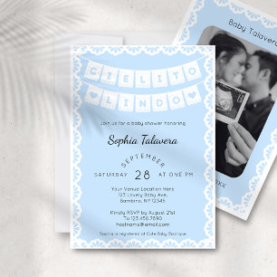 Inbjudan till Cielito Lindo Blue Baby Shower