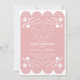 Inbjudan till Cielito Lindo Rosa Baby Shower