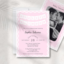 Inbjudan till Cielito Lindo Rosa Baby Shower