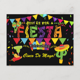 Inbjudan till Cinco De Mayo-fest