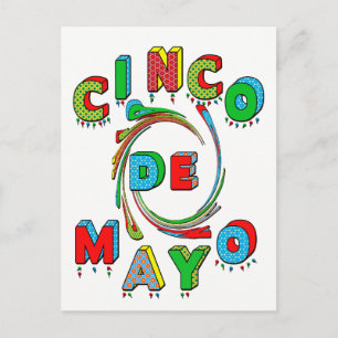 Inbjudan till Cinco de Mayo Fiesta - vykort