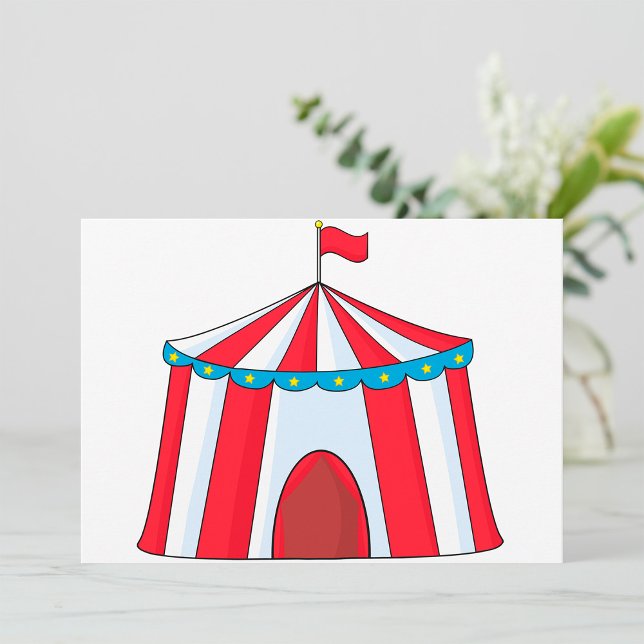 Inbjudan till Circus Tält (Skapare uppladdad)