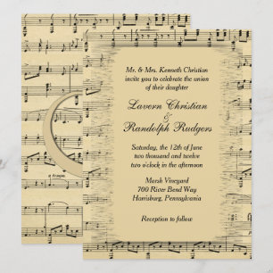 Inbjudan till Classy Lakan Music Wedding