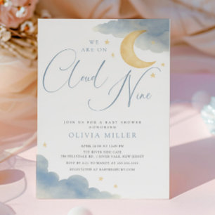 Inbjudan till Cloud Nine Baby Shower